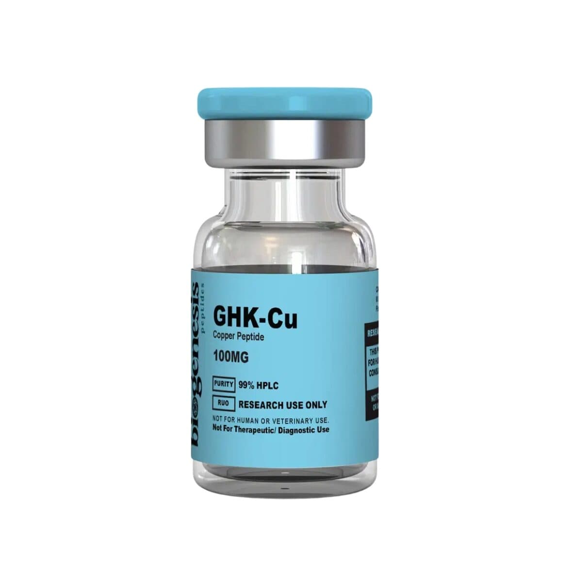 GHK-Cu 100mg Biogenesis com água – Peptídeo
