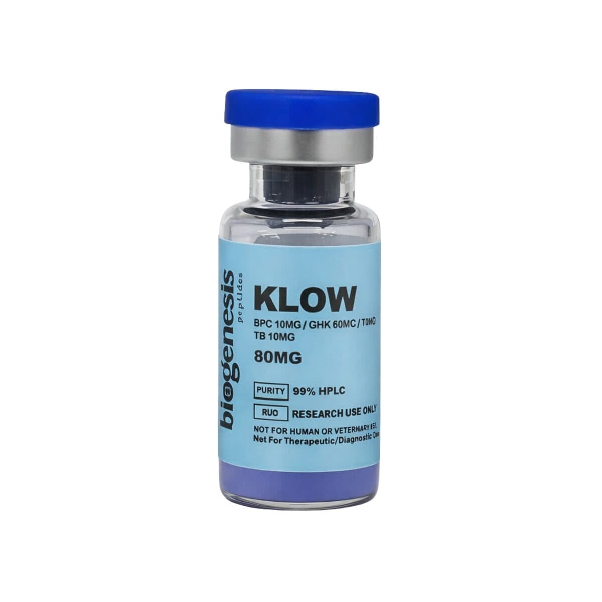 Biogenesis Klow 80mg com água – Peptídeo