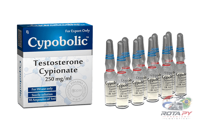 Cypobolic Cipionato de Testosterona 250mg/ml – 10ml – Anabolizante