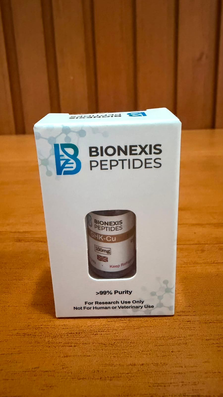 GHK-CU BIONEXIS 100MG COM AGUA – Peptídeo