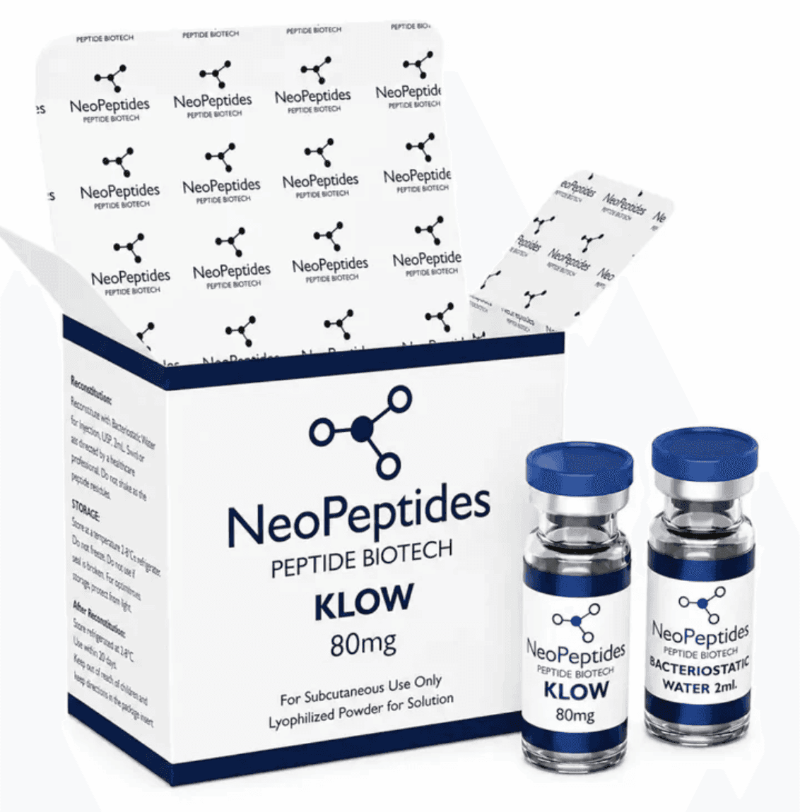 KLOW 80 MG C/ AGUA BACTERIOSTATICA - NEOPEPTIDES – Peptídeo