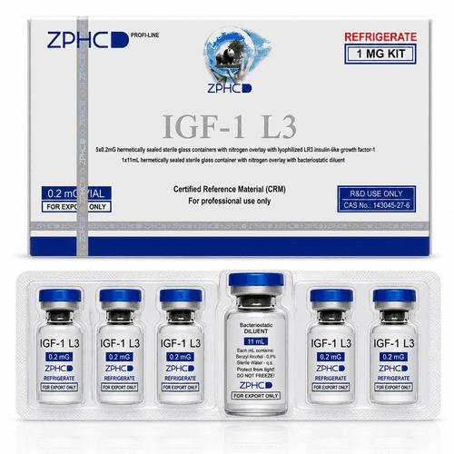 ZPHC IGF-1 1mg (5 Vials x 0,2mg) – Peptídeo